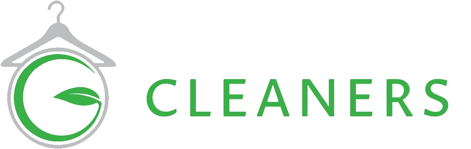 Logo with a gray hanger, a green